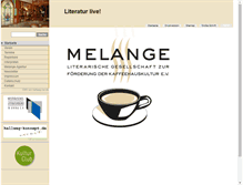 Tablet Screenshot of melange-im-netz.de